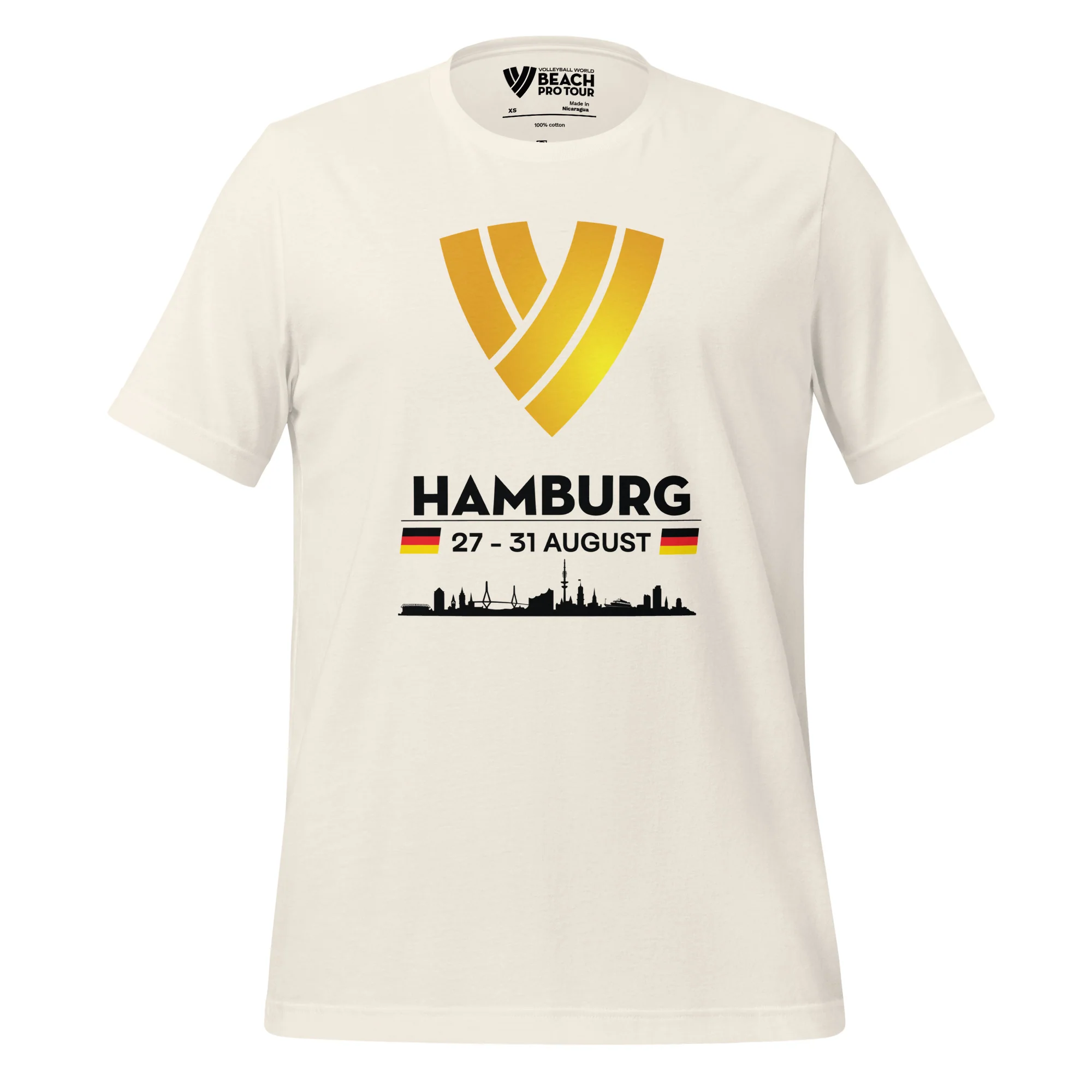 Beach Pro Tour HAMBURG City Logo Unisex T-Shirt - Image 2