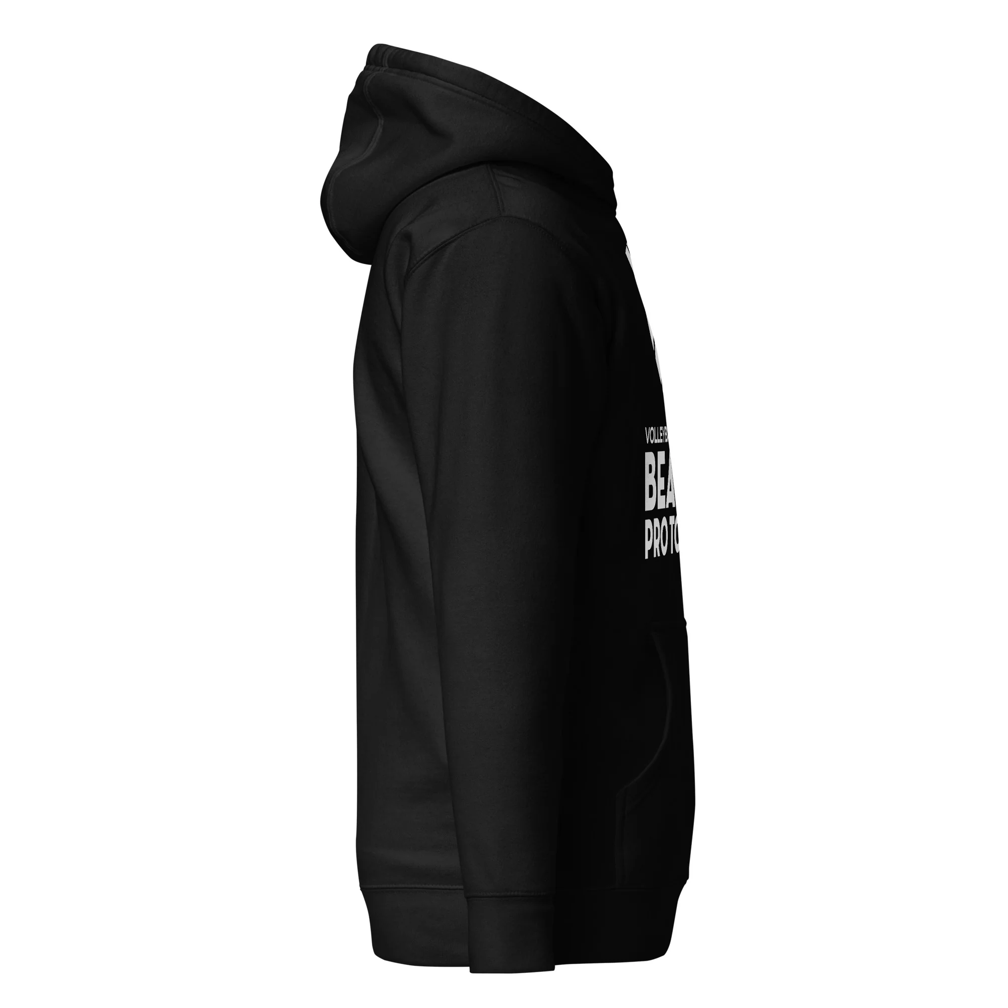 Beach Pro Tour White Stacked Logo Unisex Hoodie - Image 3