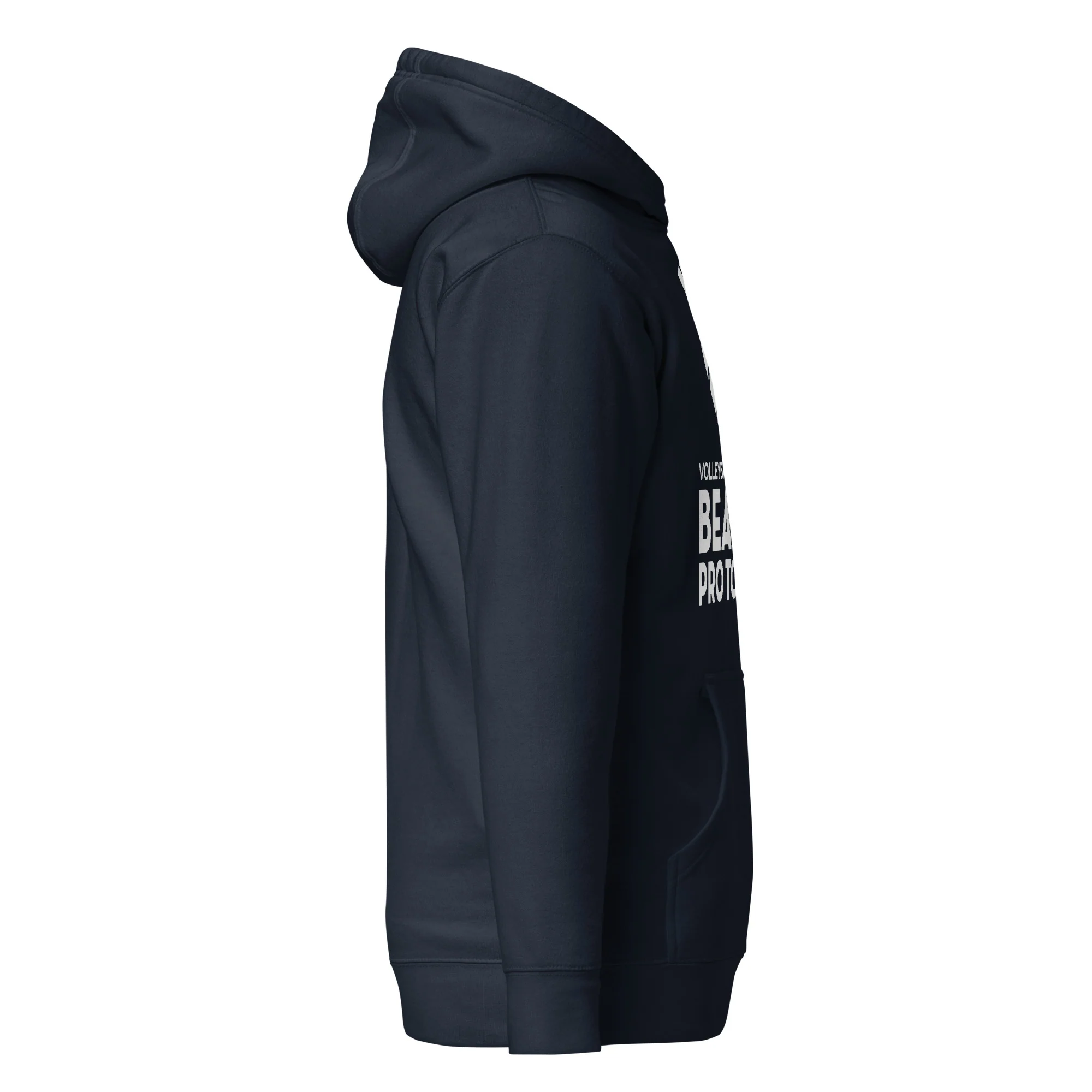 Beach Pro Tour White Stacked Logo Unisex Hoodie - Image 7