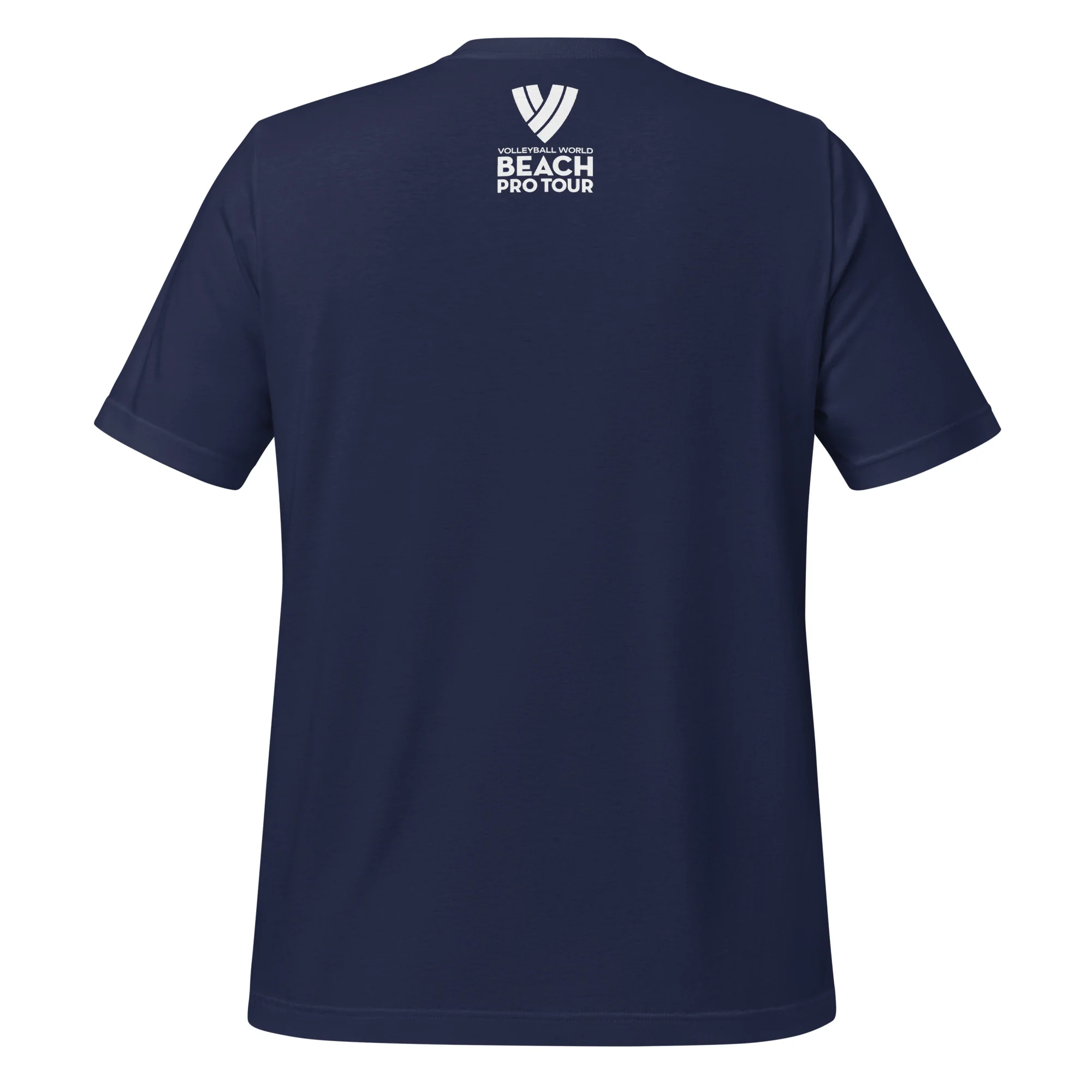 Beach Pro Tour White Stacked Logo Unisex T-Shirt - Image 4