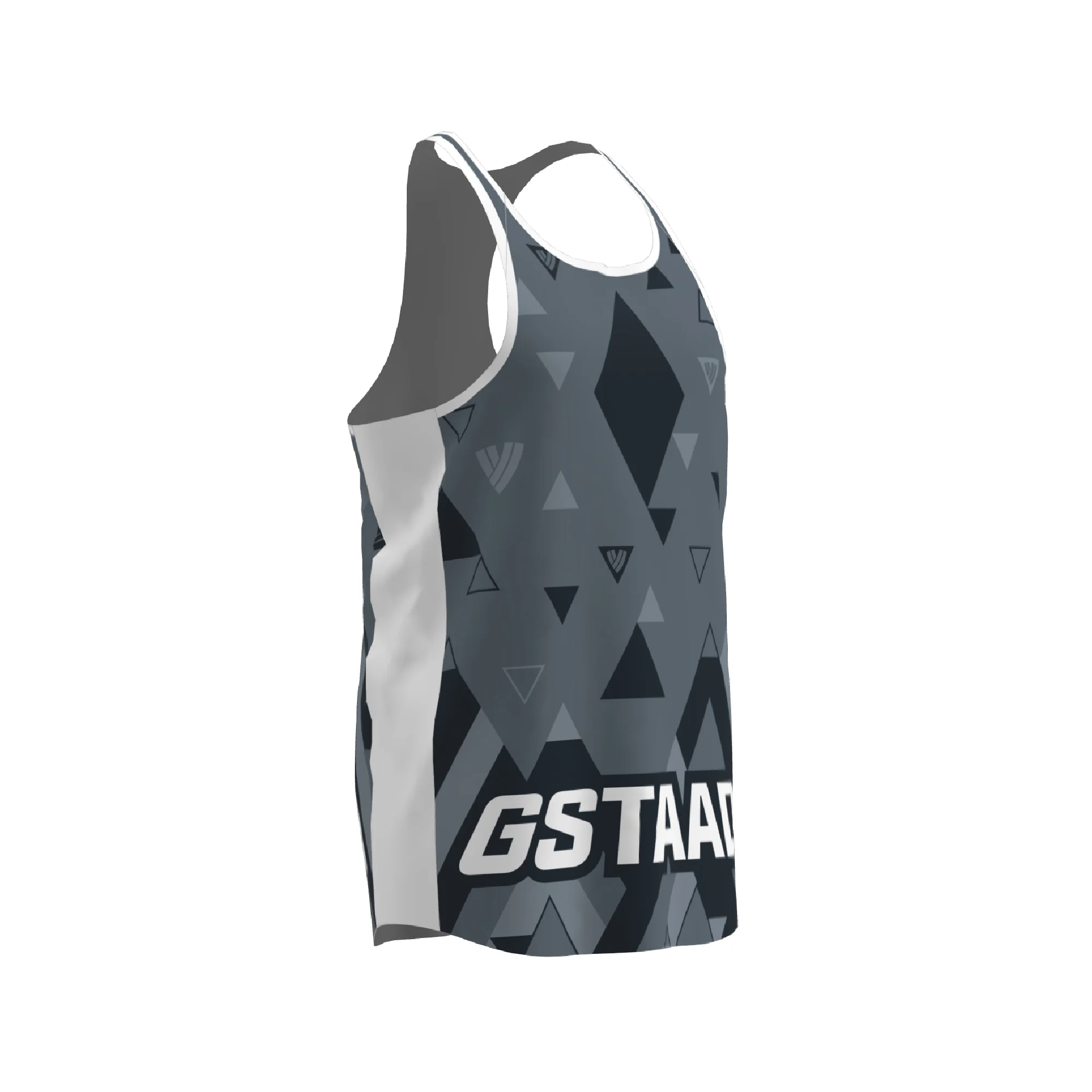 BPT Official Gstaad, Switzerland Men's Singlet (Black) - Image 3