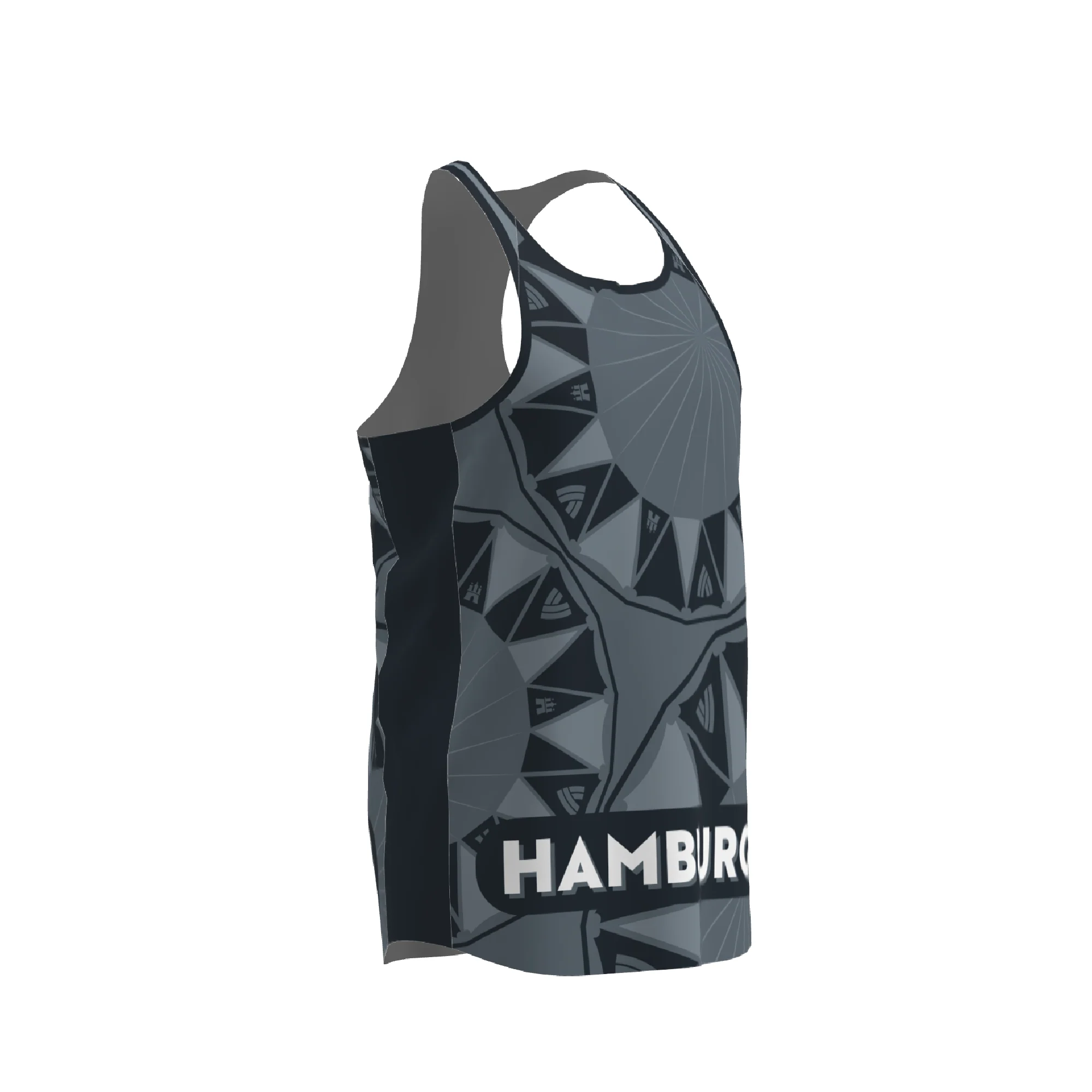 BPT Official Hamburg, Germany Men's Singlet (Black) - Image 2