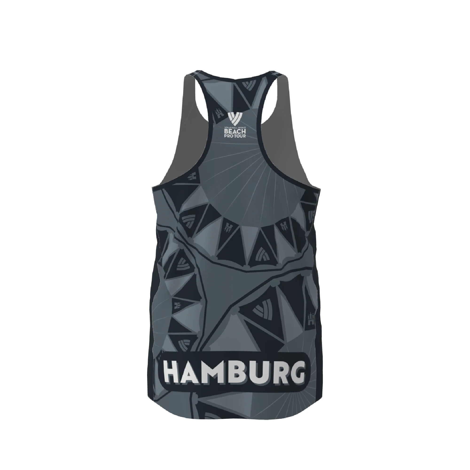 BPT Official Hamburg, Germany Men's Singlet (Black) - Image 3