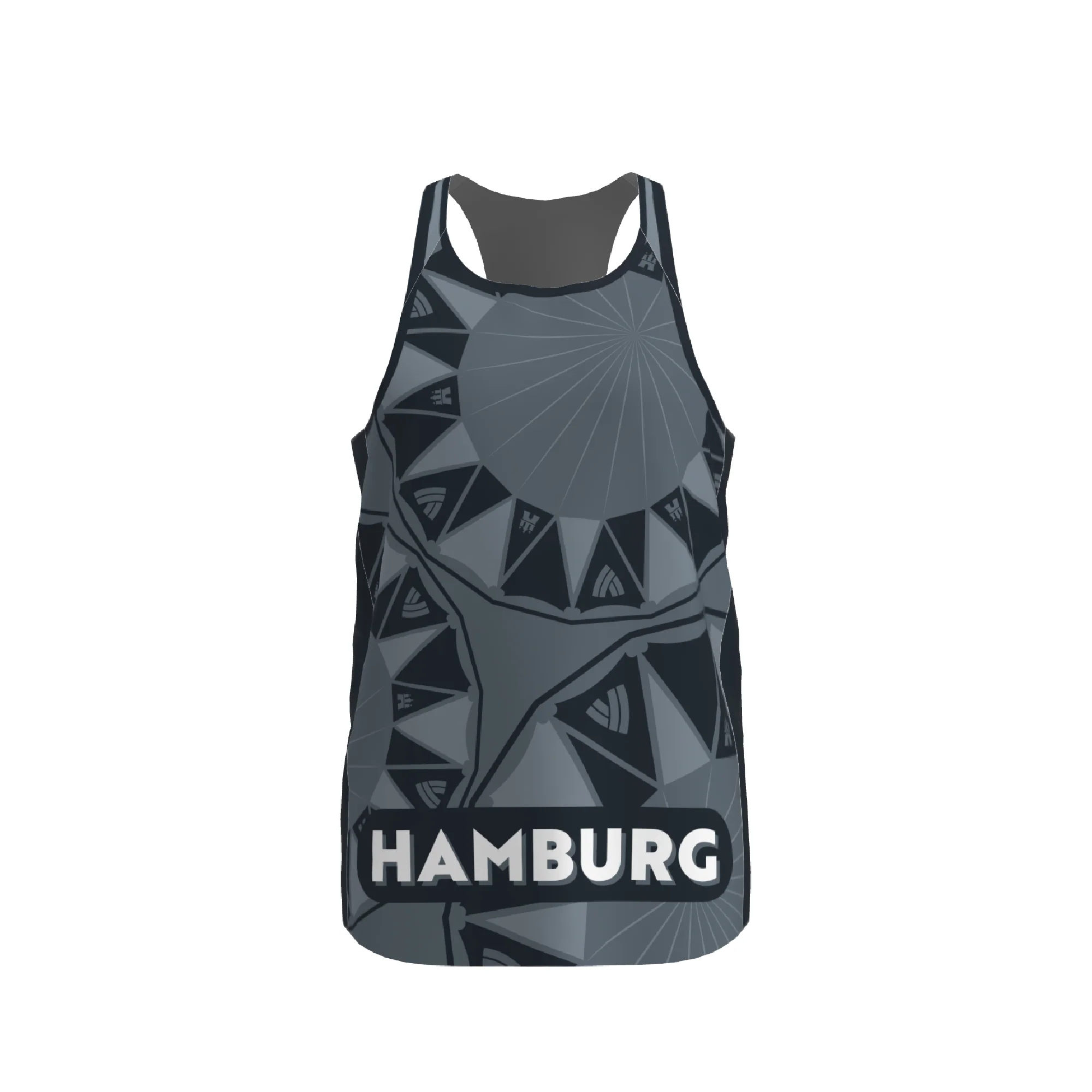 BPT Official Hamburg, Germany Men's Singlet (Black) - Image 4