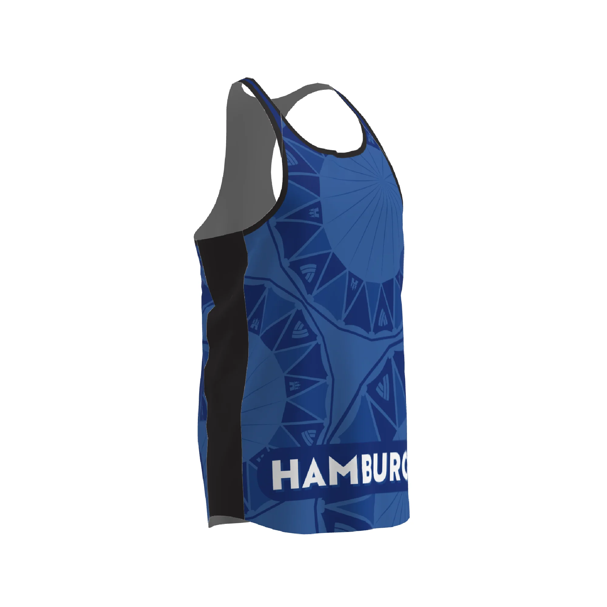 BPT Official Hamburg, Germany Men's Singlet (Blue) - Image 2