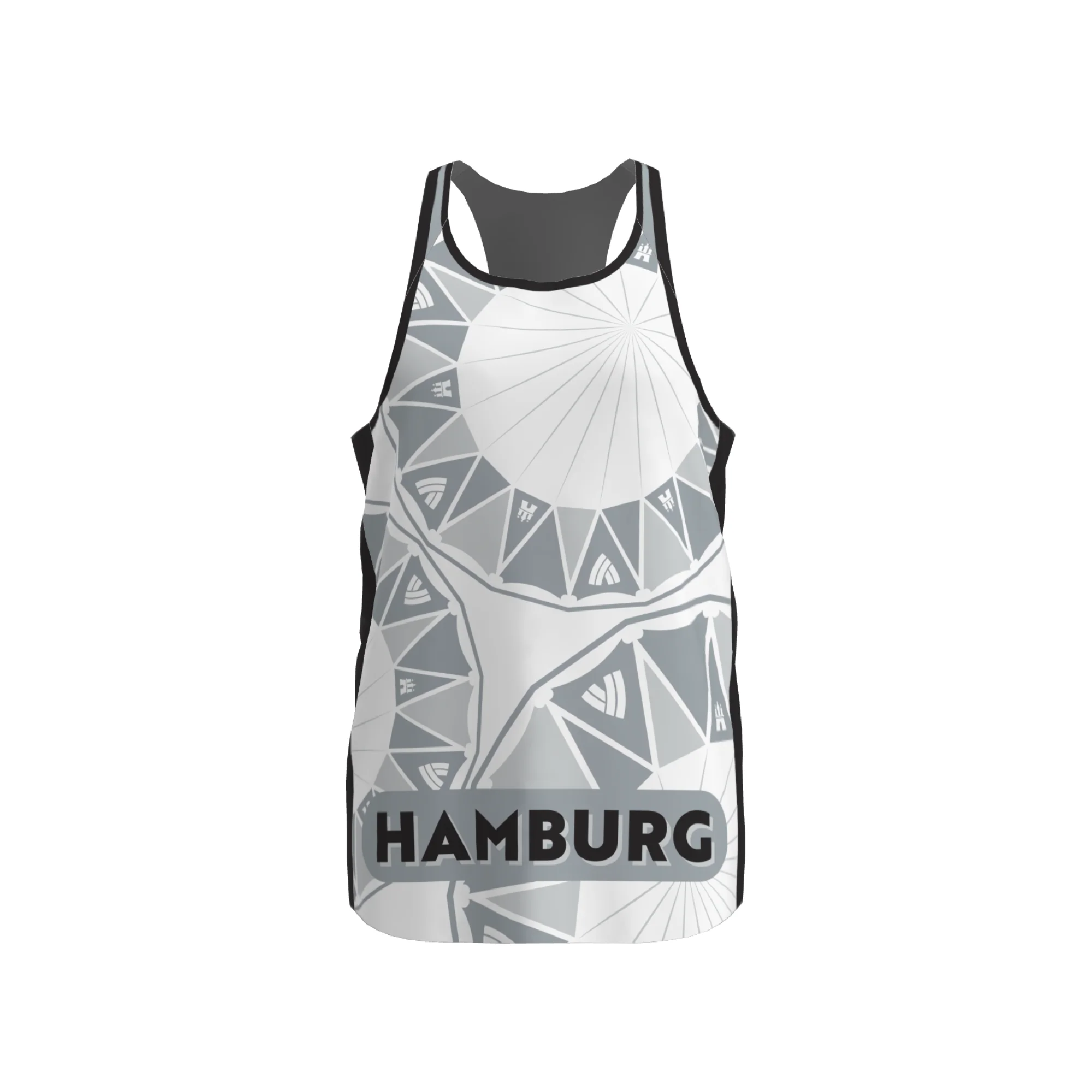 BPT Official Hamburg, Germany Men's Singlet (White) - Image 4