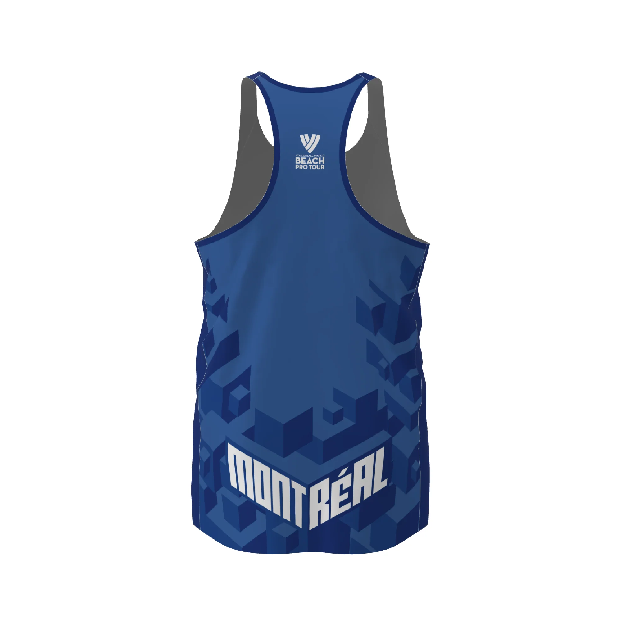 BPT Official Montreal, Canada Men's Singlet (Blue) - Image 3
