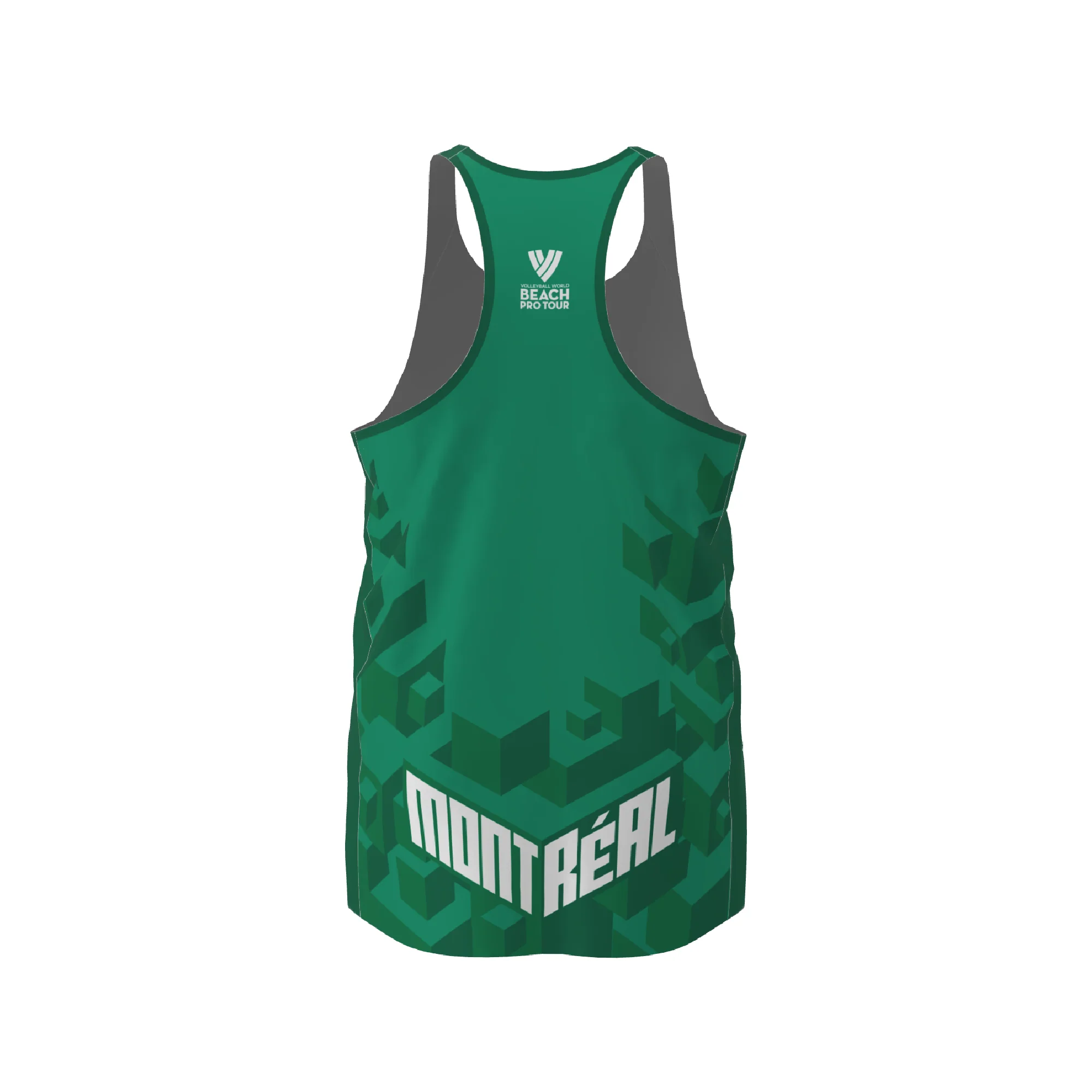 BPT Official Montreal, Canada Men's Singlet (Green) - Image 3