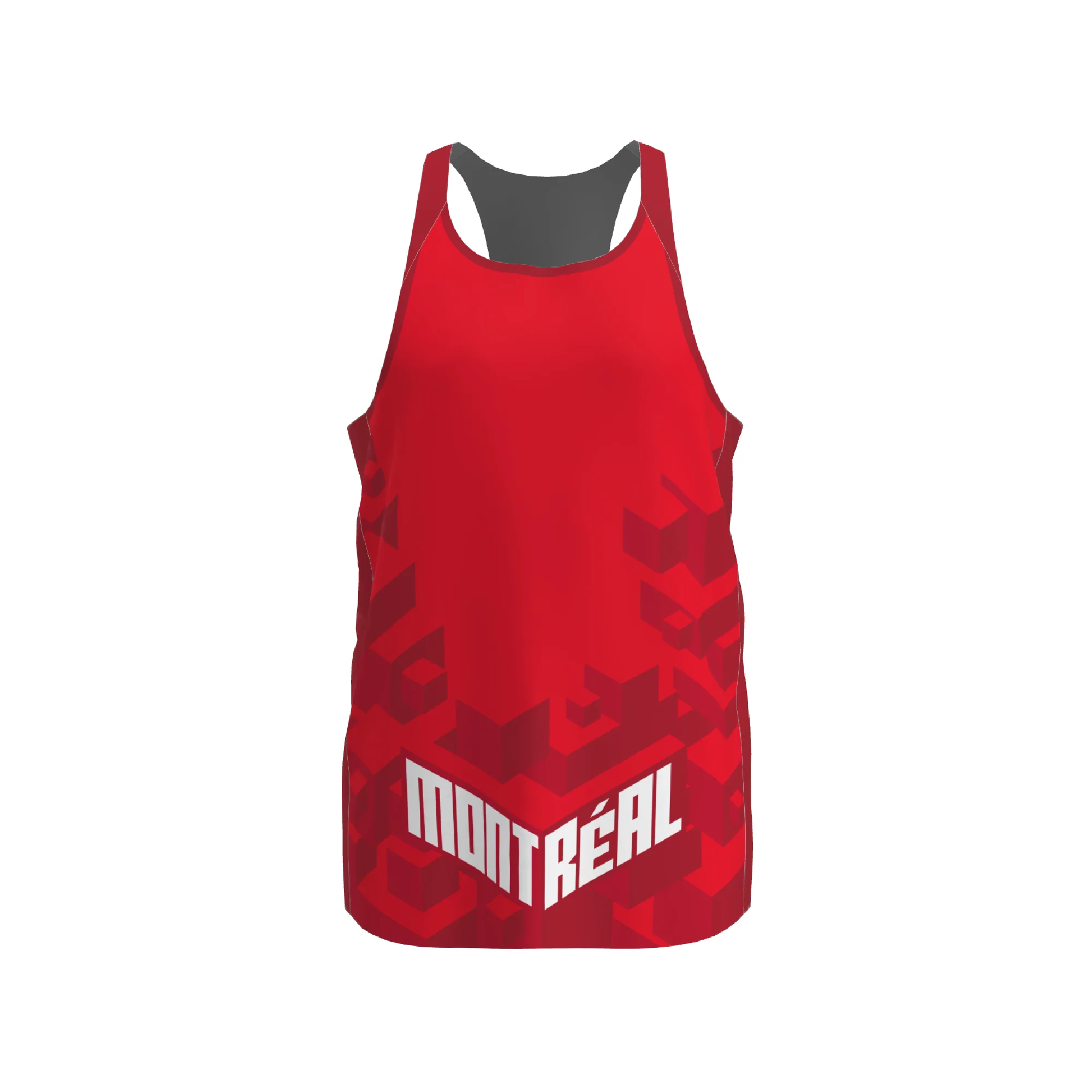 BPT Official Montreal, Canada Men's Singlet (Red) - Image 4