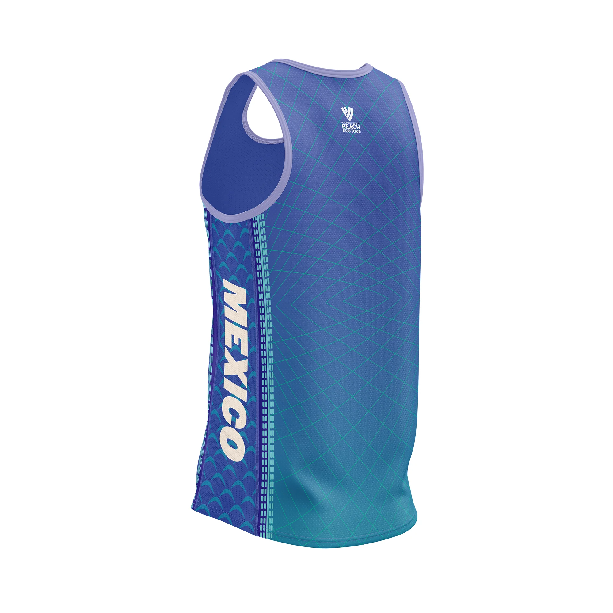 BPT Official Quintana Roo Men's Singlet (Blue) - Image 3