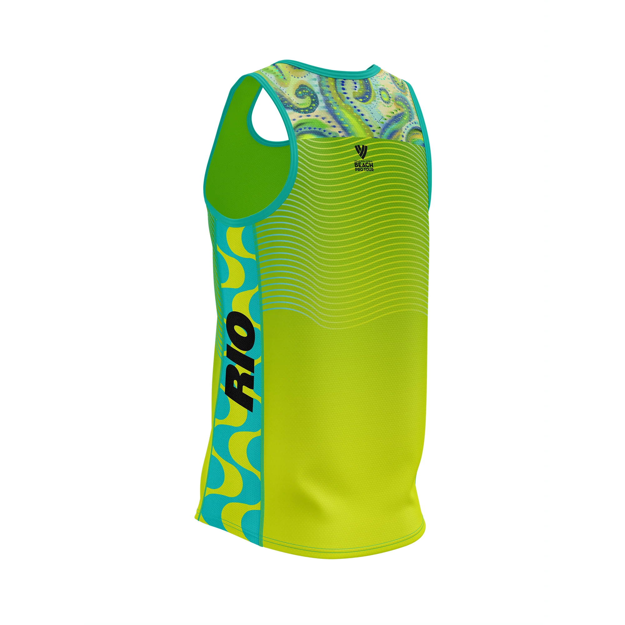 BPT Official Rio de Janeiro Men's Singlet (Green) - Image 3